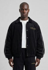 PAS DE MONACO BLASON BLACK CORDED JACKET