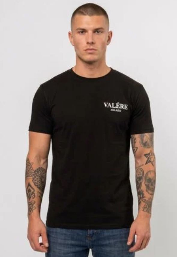 VALERE MILANO GRECO T-SHIRT BLACK