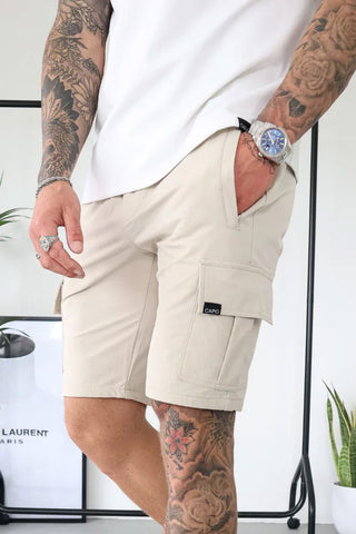 CAPO UTILITY CARGO SHORT STONE