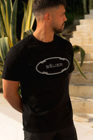 BELIER Black Rope T-Shirt