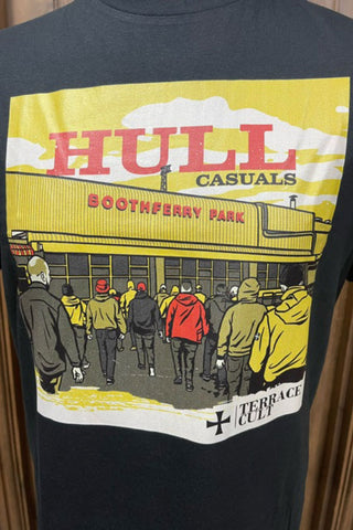 TERRACE CULT HULL CASUALS TEE BLACK