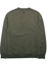 PEACEFUL HOOLIGAN CREW SWEATSHIRT OLIVE