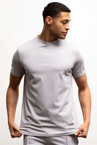 BELIER Premium Plain T-Shirt PEBBLE
