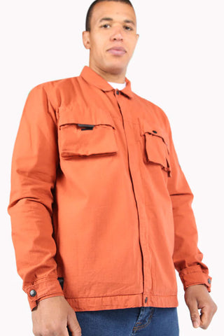 PEACEFUL HOOLIGAN LICHFIELD OVERSHIRT ASTRO DUST