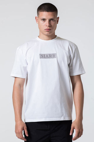 SIARR BLOCK TEE – WHITE/GREY