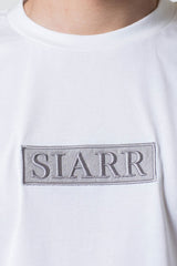 SIARR BLOCK TEE – WHITE/GREY