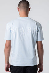 SIARR DRIP TEE – BABY BLUE/WHITE