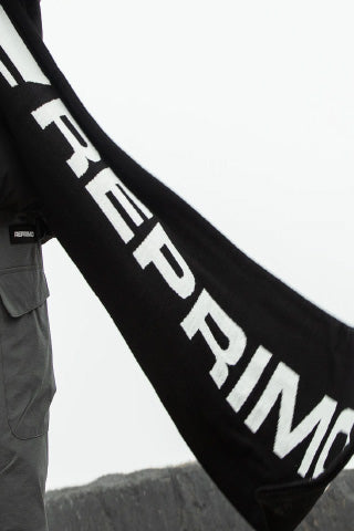REPRIMO Logo Scarf - Black / White