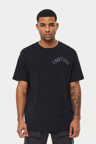Copy of The couture club STITCH LOGO REGULAR FIT T-SHIRT - Black