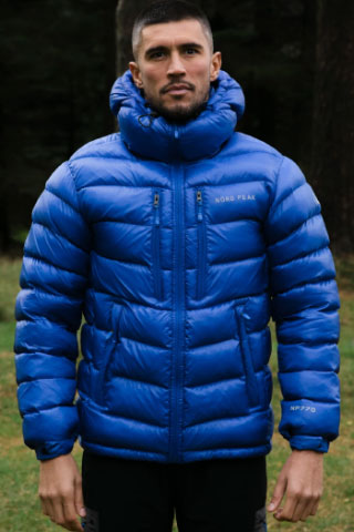 Nord Peak artctic puffer jacket Cobalt