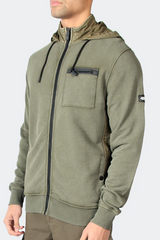 Peaceful Hooligan JAKE HOODIE DARK OLIVE