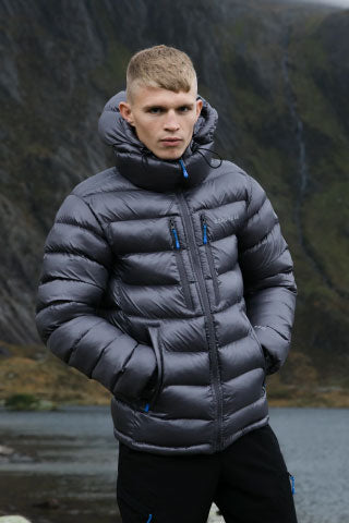 Nord Peak Arctic Puffer Jacket Grey